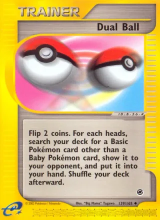 Dual Ball #139 · Expedition Base Set Pokémon card