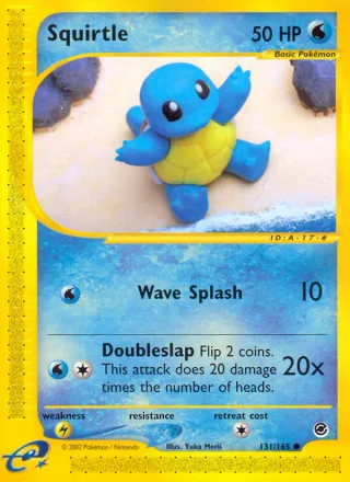 Squirtle #131 · Expedition Base Set Pokémon card