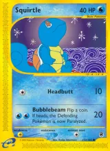 Squirtle · Expedition Base Set Pokémon card