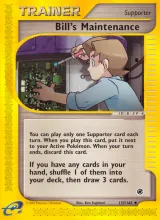 Bill's Maintenance · Expedition Base Set Pokémon card