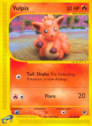 Vulpix #136 · Expedition Base Set Pokémon card