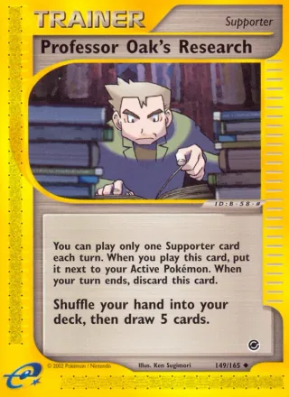 Professor Oak's Research #149 · Expedition Base Set Pokémon card