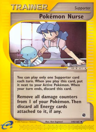 Pokémon Nurse #145 · Expedition Base Set Pokémon card