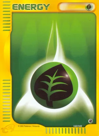 Grass Energy #162 · Expedition Base Set Pokémon card