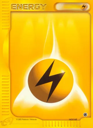 Lightning Energy #163 · Expedition Base Set Pokémon card