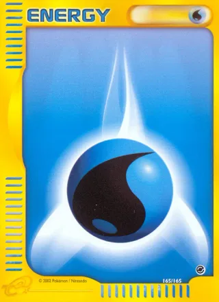 Water Energy #165 · Expedition Base Set Pokémon card