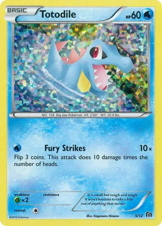 Totodile #5 · McDonald's Collection 2016 Pokémon card