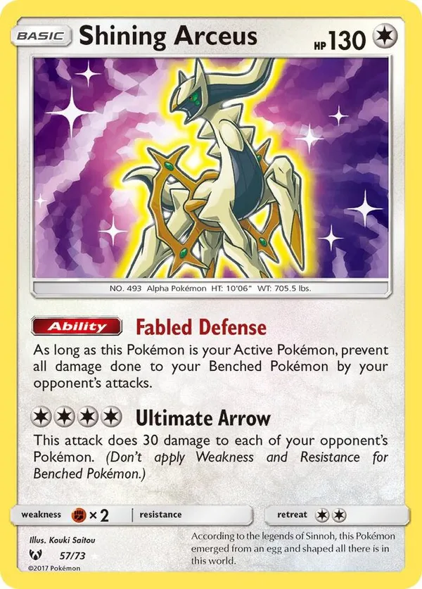 Shining Arceus full card art