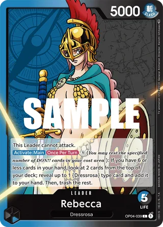Rebecca #OP04-039 · Kingdoms of Intrigue One Piece card