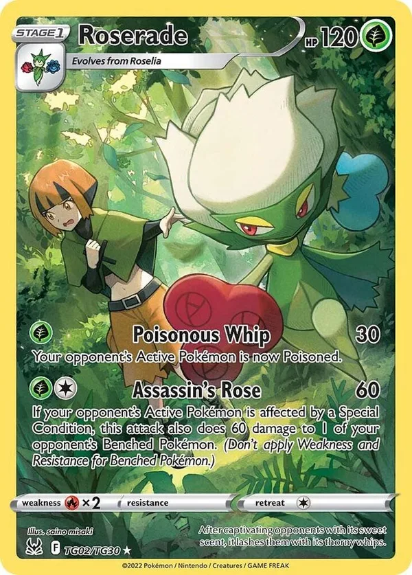 Roserade full card art