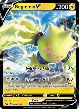 Regieleki V #SWSH280 · SWSH Black Star Promos Pokémon card