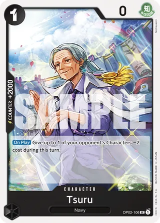 Tsuru (CS 2023 Event Pack) #OP02-106-cs-2023-event-pack · One Piece Promotion Cards One Piece card