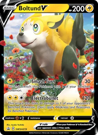 Boltund V #SWSH219 · SWSH Black Star Promos Pokémon card