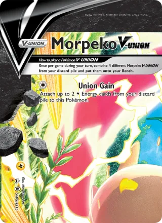 Morpeko V-UNION #SWSH215 · SWSH Black Star Promos Pokémon card