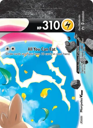 Morpeko V-UNION #SWSH216 · SWSH Black Star Promos Pokémon card