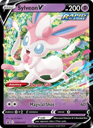 Sylveon V #SWSH202 · SWSH Black Star Promos Pokémon card