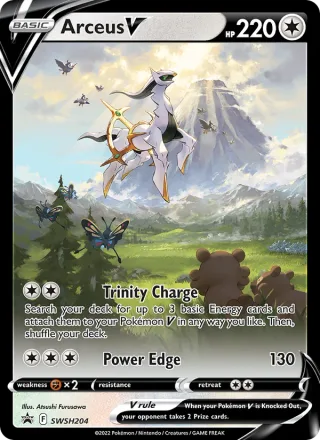 Arceus V #SWSH204 · SWSH Black Star Promos Pokémon card