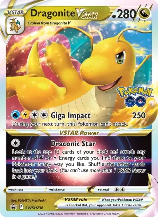 Dragonite VSTAR #SWSH236 · SWSH Black Star Promos Pokémon card