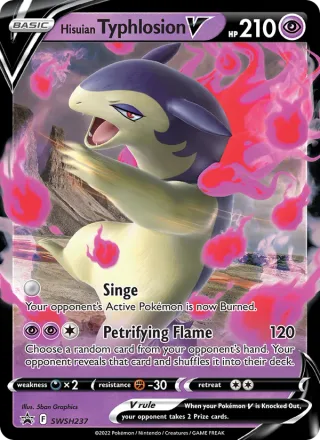Hisuian Typhlosion V #SWSH237 · SWSH Black Star Promos Pokémon card