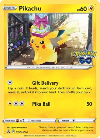 Pikachu #SWSH234 · SWSH Black Star Promos Pokémon card
