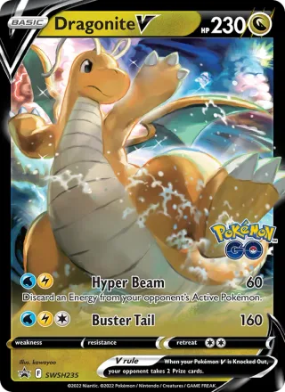 Dragonite V #SWSH235 · SWSH Black Star Promos Pokémon card