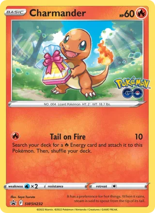 Charmander #SWSH232 · SWSH Black Star Promos Pokémon card