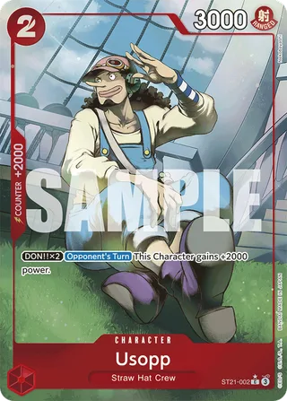 Usopp (Parallel) #ST21-002-parallel · ST-21: Starter Deck 21 EX Gear 5 One Piece card
