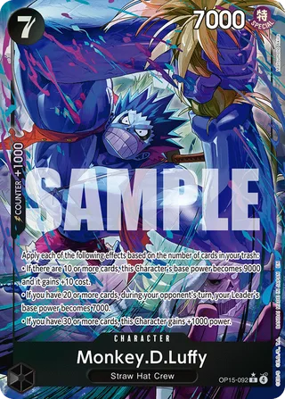 Monkey.D.Luffy (Treasure Cup August 2026) #OP15-092-treasure-cup-august-2026 · One Piece Promotion Cards One Piece card