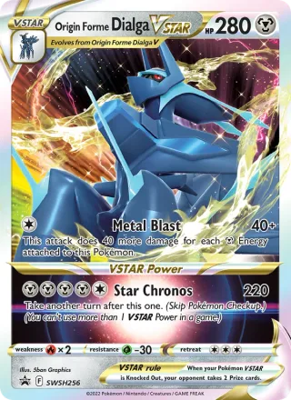 Origin Forme Dialga VSTAR #SWSH256 · SWSH Black Star Promos Pokémon card