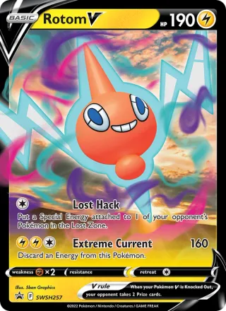 Rotom V #SWSH257 · SWSH Black Star Promos Pokémon card