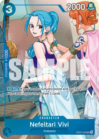 Nefeltari Vivi #EB02-026 · Extra Booster: One Piece Heroines Edition One Piece card