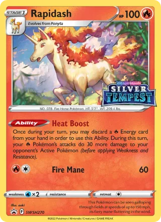 Rapidash #SWSH270 · SWSH Black Star Promos Pokémon card