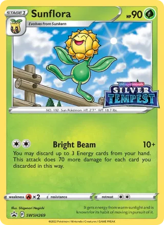 Sunflora #SWSH269 · SWSH Black Star Promos Pokémon card