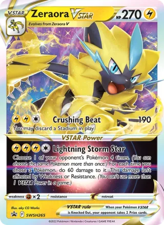 Zeraora VSTAR #SWSH265 · SWSH Black Star Promos Pokémon card