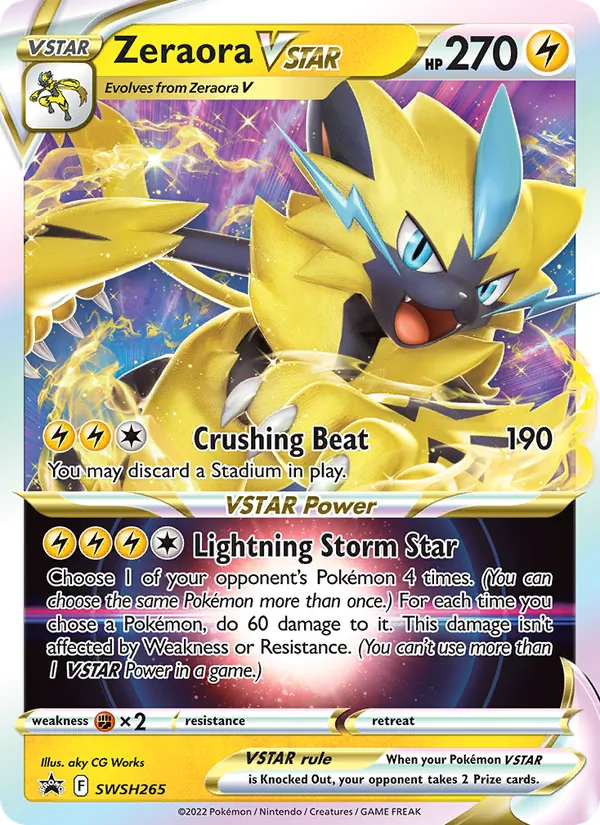 Zeraora VSTAR full card art