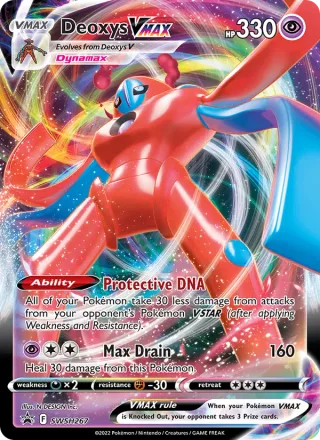 Deoxys VMAX #SWSH267 · SWSH Black Star Promos Pokémon card