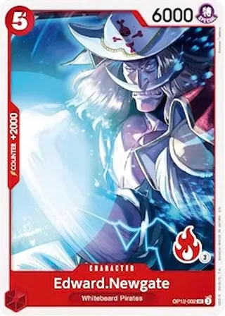 Edward.Newgate (Ace Deck) #OP12-002-ace-deck · Set Sail Deck Set One Piece card