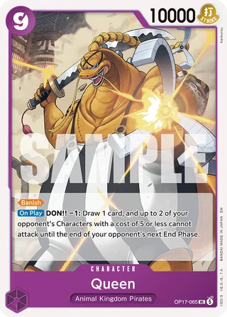 Queen #OP17-065 · The World's Strongest Warriors One Piece card