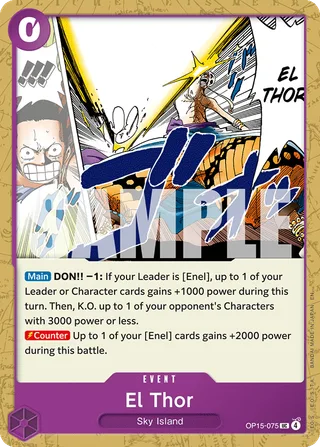 El Thor #OP15-075 · Adventure on Kami's Island One Piece card