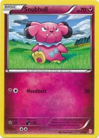 Snubbull #27 · XY trainer Kit (Sylveon) Pokémon card
