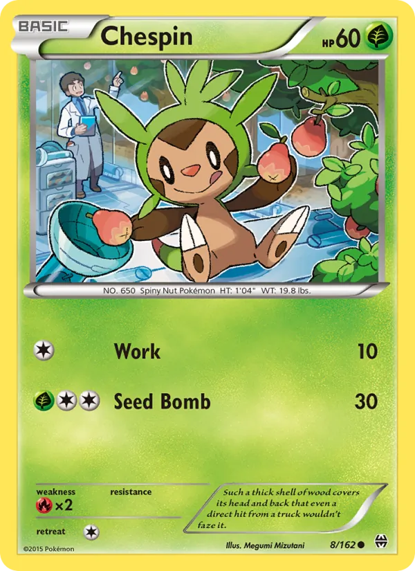 Chespin full card art