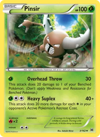 Pinsir #3 · BREAKthrough Pokémon card