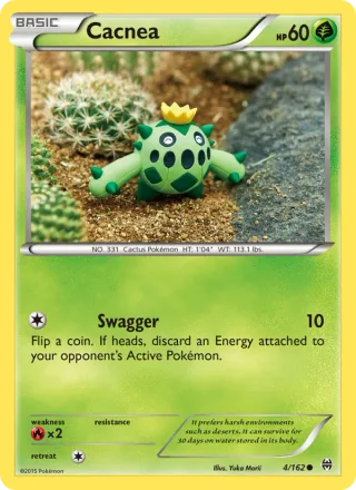 Cacnea #4 · BREAKthrough Pokémon card