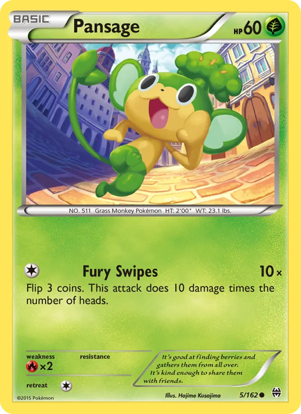 Pansage full card art