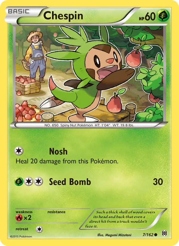 Chespin full card art