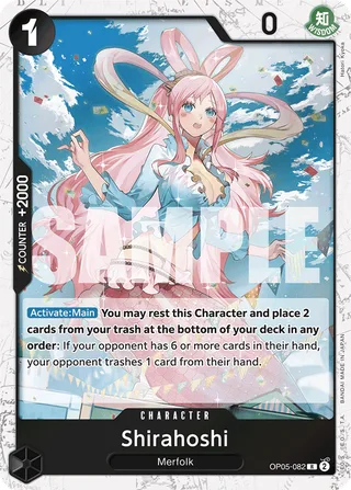 Shirahoshi (Full Art) #OP05-082-full-art · Premium Booster -The Best- One Piece card
