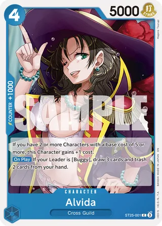 Alvida #ST25-001 · ST-25: Starter Deck 25 BLUE Buggy One Piece card