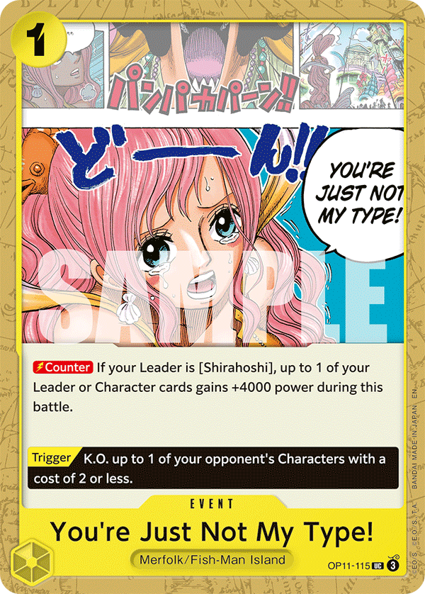 You're Just Not My Type! full card art