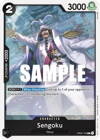 Sengoku #OP02-103 · Paramount War One Piece card