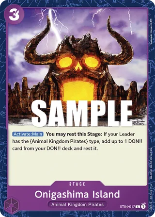 Onigashima Island #ST04-017 · Revision Pack Cards One Piece card